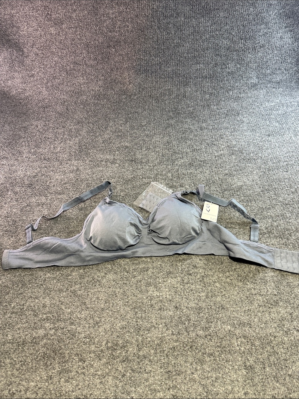 Seamless Gray Wireless Everyday Bra - Unbranded extra large, medium